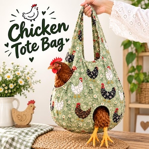Chicken Carrier Bag Sewing Pattern, Poultry Carrier Sewing Pattern PDF, Chicken Sling Bag Pattern, DIY Pet Travel Bag