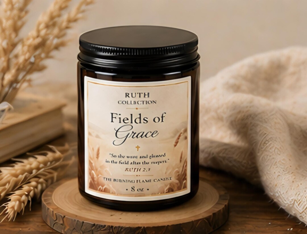 Fields of Grace – Ruth Collection Candle Inspired by Ruth 2:3 - Etsy