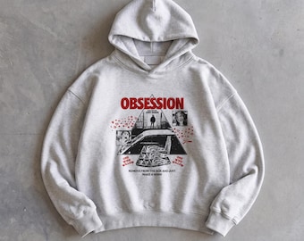 obsession | one wish willow | vintage Fleeced Boxy Hoodie