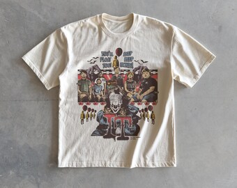 it | Movie T-Shirt | Flim T-Shirt | Heavyweight Oversized | Drop Shoulder Streetwear Tee | Vintage Style