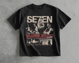 SEVEN Movie T-Shirt | Oversized Drop Shoulder Streetwear Tee