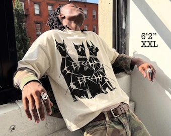 3dog, hypebeast, street wear, heavyweight oversized tee