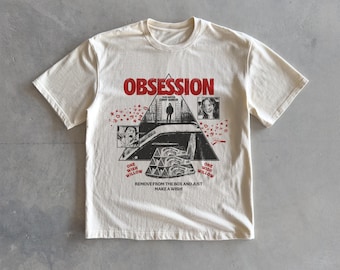 Obsession | One Wish Willow | Movie T-Shirt | Flim T-Shirt | Heavyweight Oversized | Drop Shoulder | Vintage Style