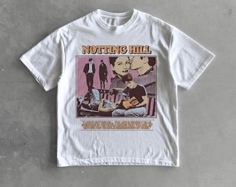notting hill, 90s shirt, cinema, movie t shirts,vintage, julia roberts, movie t-shirt