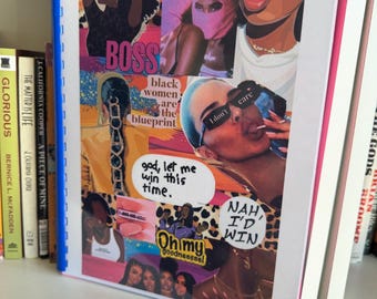 Melanated Queens Journal 2: Black Woman Art, Affirmation Book Journal Notebook (Over 40 Pages)