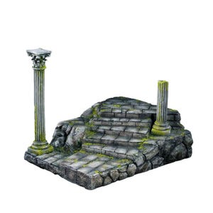 Base de diorama de ruinas antiguas de JXK Studio: Escena de templo clásico, figuras de acción a escala 1/12