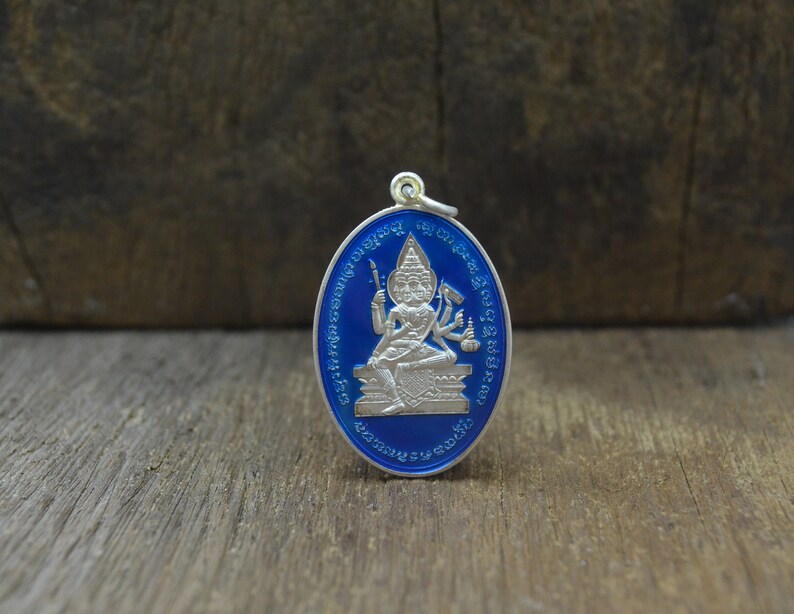 Thai Amulet Pendant PhraProm 4 Faces Buddha for Life Wealth and Lucky Pendant