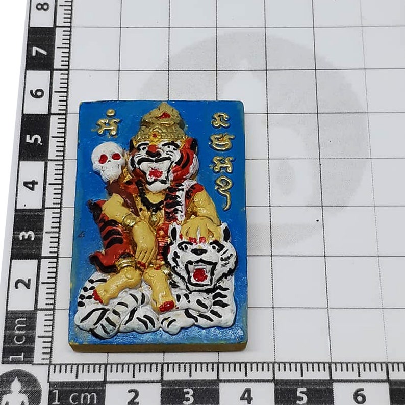 Thai Amulet Poo Suer Jow Sanaeh Mahasanaeh Pendant by Luang Ta Ruam Wat Koke Samran