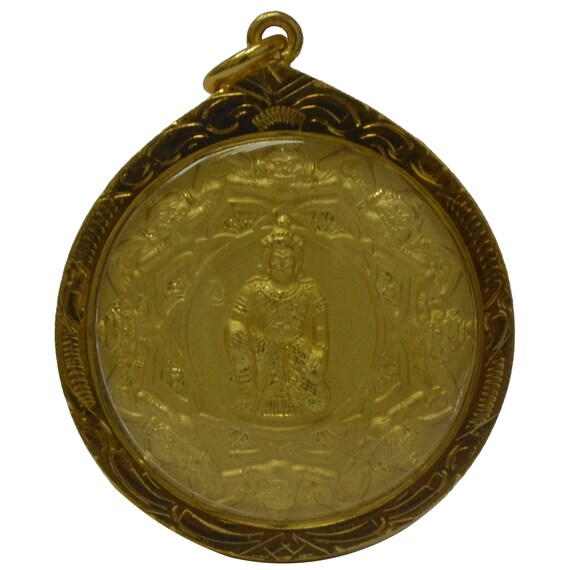 Statue Phra Mother Earth rid of evil spirits prevent black magic Thai Amulet