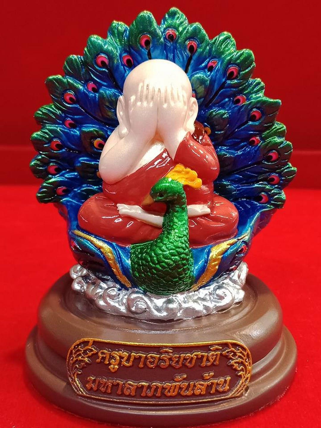Lucky Thailand Kruba Ariyachat Amulets Wealth Mini Statue Phra Etsy