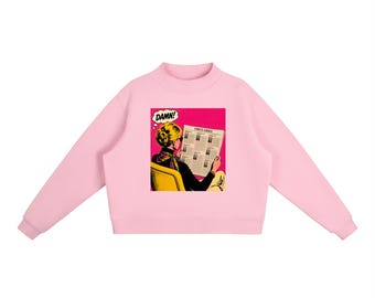 IYKYK Snarky Political Essential Fleece Mock-Neck Crew Sweatshirt