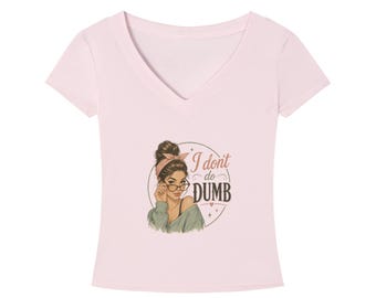 Women's Tencel Slim Fit V-Neck T-Shirt