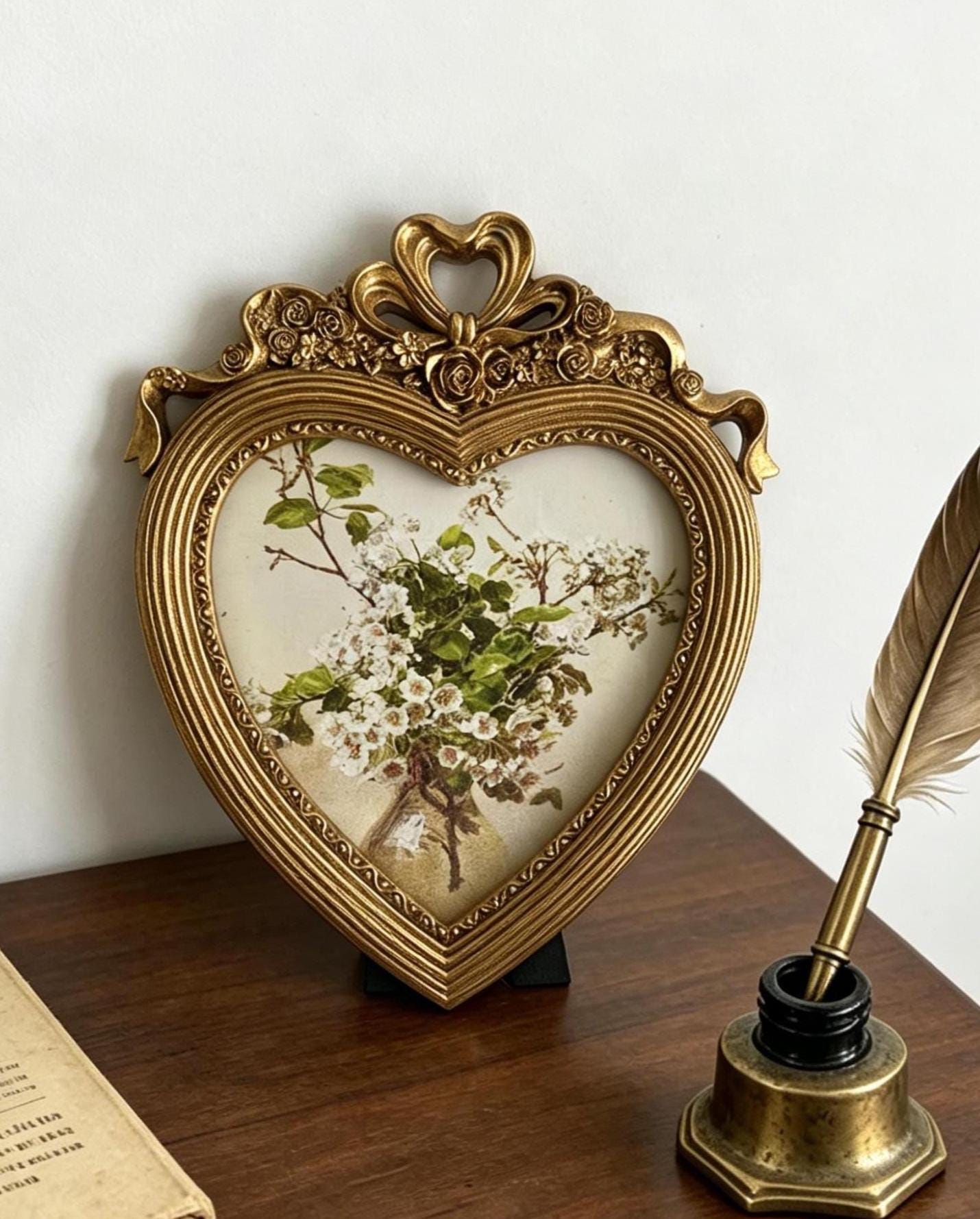 Vintage Heart Frame - Etsy