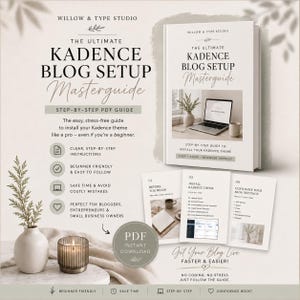 Set Up Your WordPress Blog This Weekend | Kadence Blog Setup Guide | Step-by-Step WordPress Tutorial for Beginners | Instant PDF Download