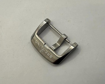 20mm Breitling Buckle Matt Brush Stainless Steel For Breitling Watch Band