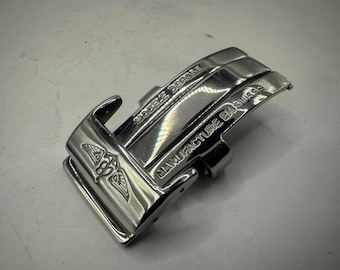 20mm Breitling Deployment Polish Stainless Steel For Breitling Watch Band