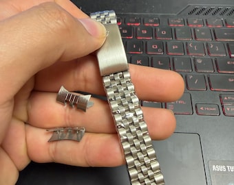 17mm jubilee steel watch strap bracelet for datejust