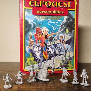 Figuras en miniatura de metal de 25 mm de ElfQuest Ral Partha (vintage) – Set de personalidades