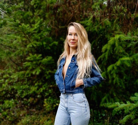 1990s classic jean jacket
