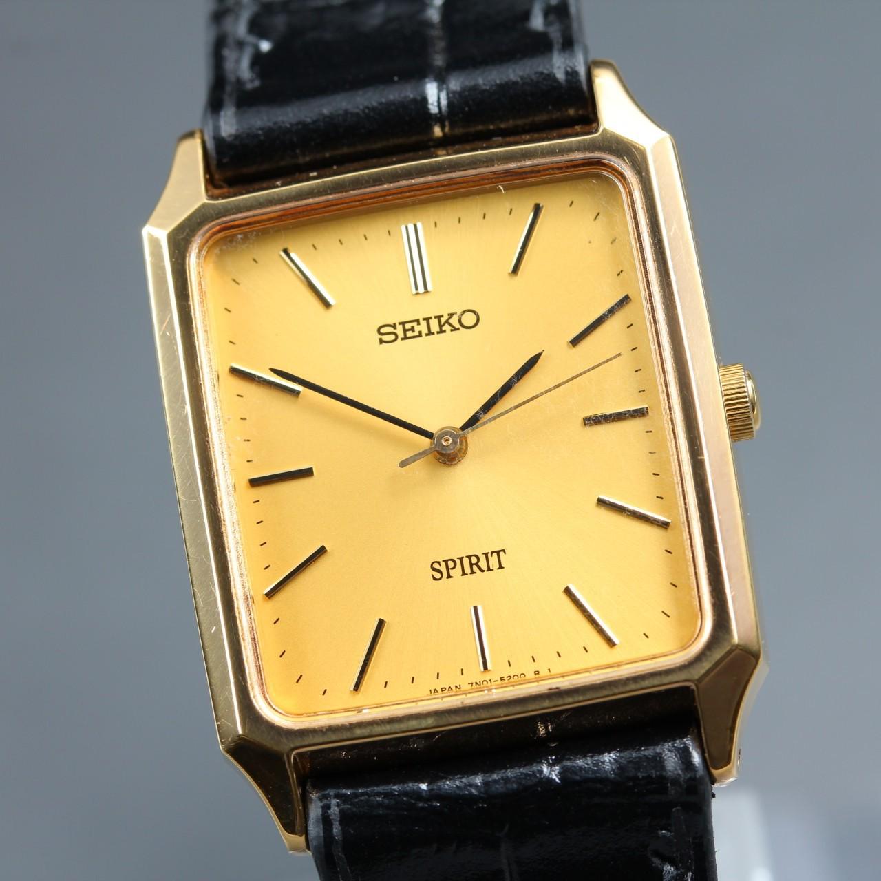 ✨SEIKO✨セイコー✨クォーツ✨7N01-6B20✨ゴールド文字盤✨腕時計✨ Seiko 7n01 watch - Etsy 日本
