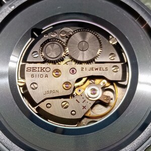 Near Mint in Box Seiko Precision 6110-0010 Railway Hand Winding Pocket Watch #85 image 12