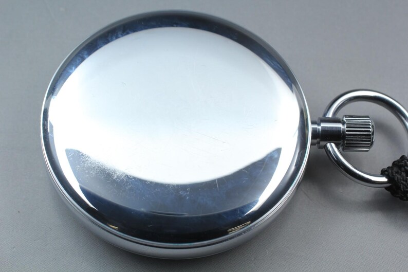 Near Mint in Box Seiko Precision 6110-0010 Railway Hand Winding Pocket Watch #85 image 6
