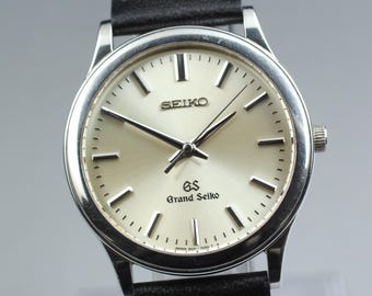 Grand Seiko [Near Mint] SBGS009 9581-7020 Silver 34mm Men's Quartz Watch JP #338