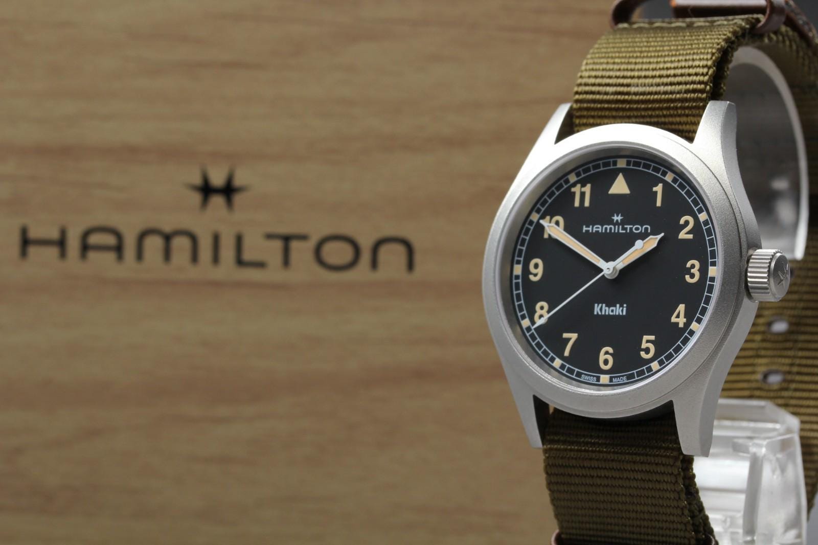 HAMILTON Khaki Field H69401930 [mint in Box] Black Dial 38mm Men's