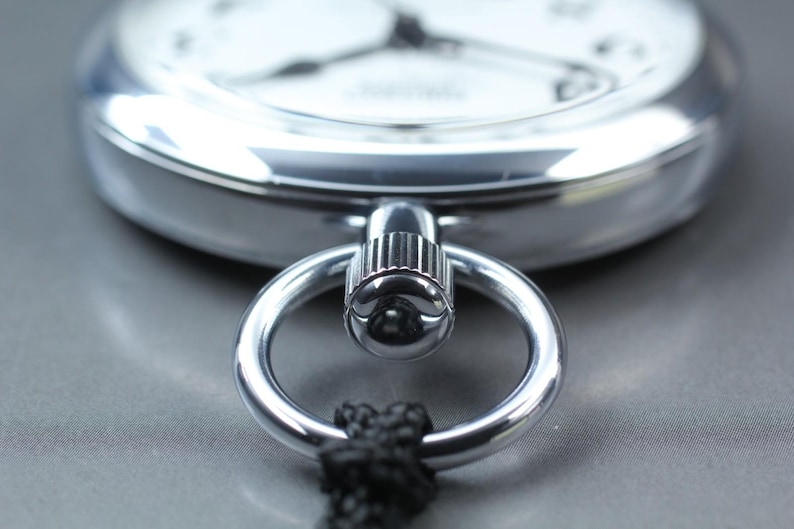 Near Mint in Box Seiko Precision 6110-0010 Railway Hand Winding Pocket Watch #85 image 9
