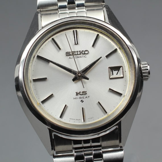 ✨SEIKO✨セイコー✨オートマティック✨KS✨5625-7110✨腕時計✨ Near Mint Vintage King Seiko 5625-7110 KS Hi-beat Silver Men's AT