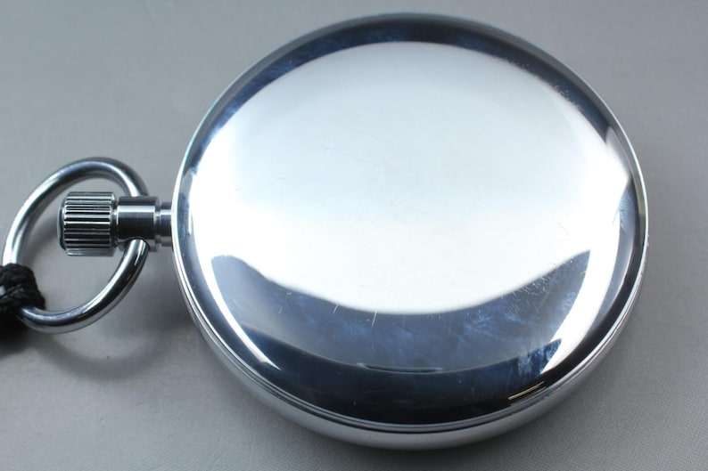 Near Mint in Box Seiko Precision 6110-0010 Railway Hand Winding Pocket Watch #85 image 5