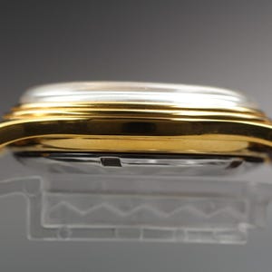 Exc+5 in Case Oris Pointer Date 7403-40B Gold 34mm Men's Automatic Watch U714 image 4