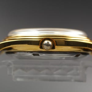 Exc+5 in Case Oris Pointer Date 7403-40B Gold 34mm Men's Automatic Watch U714 image 3