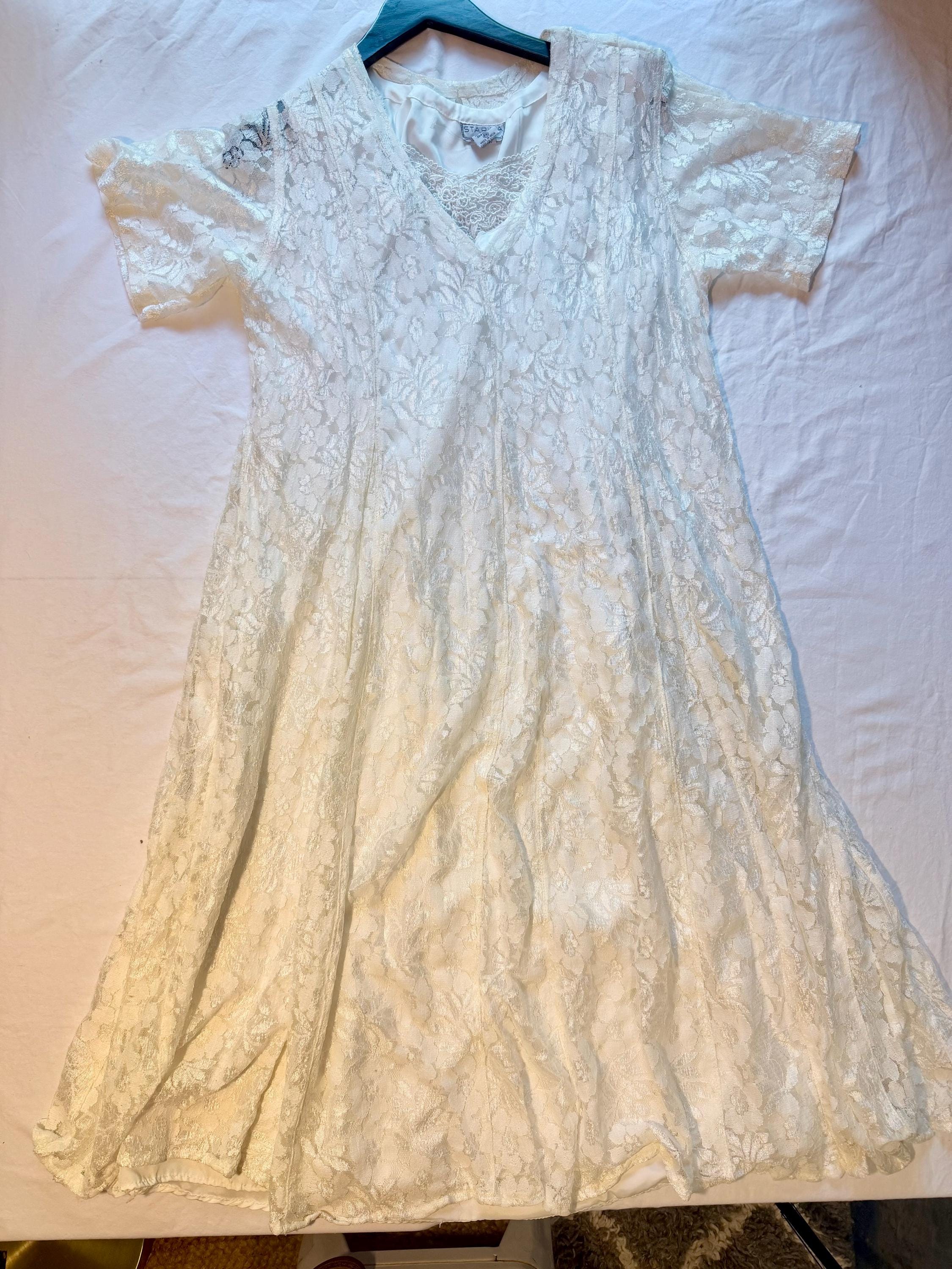 White Graduation Lace Dress - Etsy