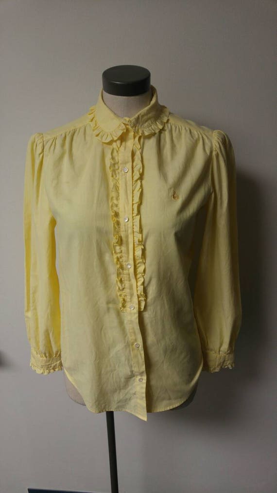 Vintage Clothing, 1970's Vintage Cotton Blouse Pa… - image 3