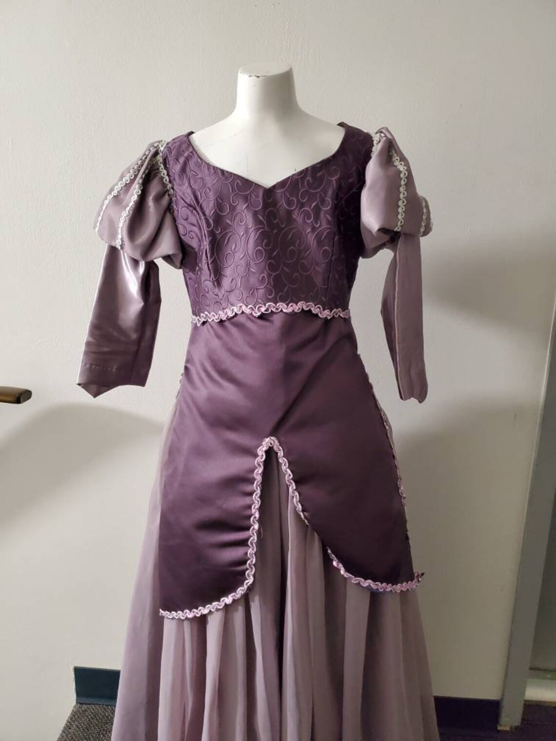Vintage Dance Costume Purple Dance Costume Edwardian Style Etsy