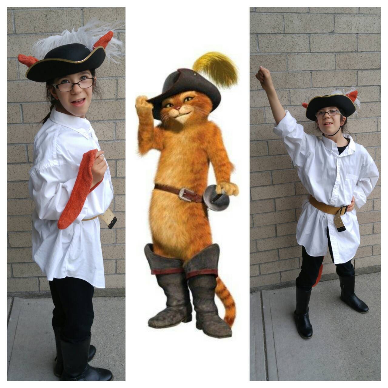 Costume Gatto Con Gli Stivali Per Bambini – Mantello Da Carnevale, Personaggio Fiabesco