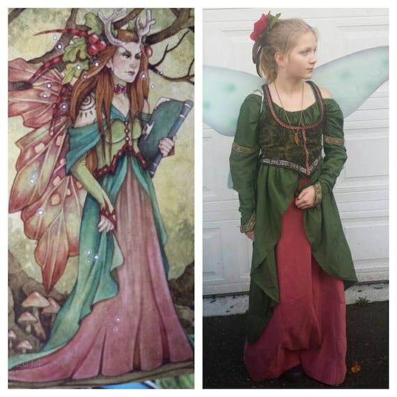 Upcycled Steampunk Vêtements Costume De Fée Boisé Victorien | Etsy Canada