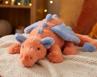Peluche de dragón suave y abrazable