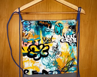 Stylischer Turnbeutel / Rucksack – Handgemacht