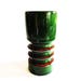 German Vintage Green and Red Retro Pottery Flower Vase, Iconic Retro Home Decor, Decoration from the 70s