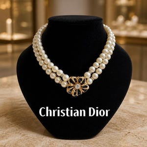 Dior pearl necklace - Etsy 日本