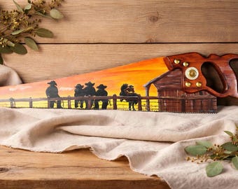 Hand Painted Saws