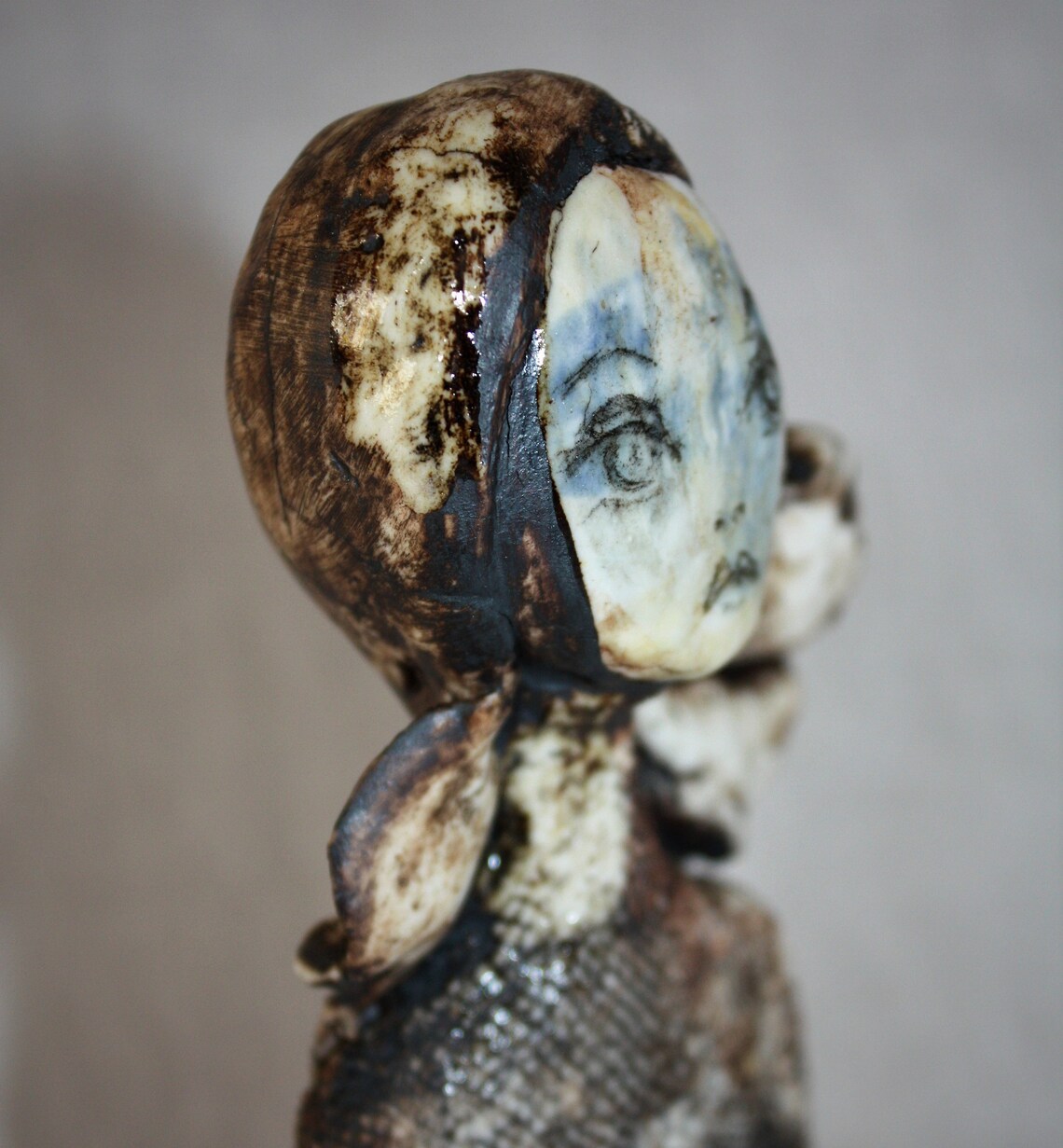 Ceramic Porcelain Paper clay sculpture 'Sophia' Etsy