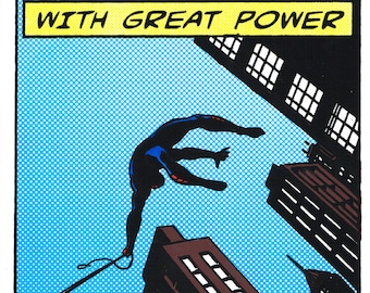Spider-Man Pop Art Print