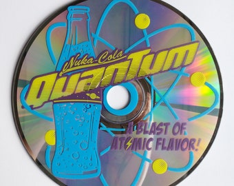 Nuka-Cola Quantum Laserdisc Silkscreen Print