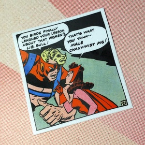 Avengers Scarlet Witch Feminist STICKER