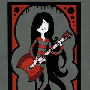 Adventure Time Marceline Pop Art Print