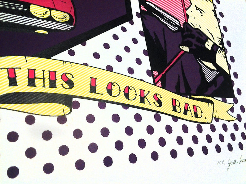 Hawkeye Marvel Comics Pop Art Silkscreen Print image 2