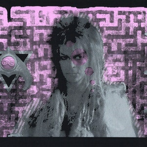 Labyrinth Jareth handpulled silkscreen print